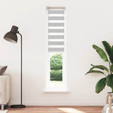 Vidaxl zebra válcový slepý 50x200 cm šířka tkaniny 45,9 cm světle šedá
