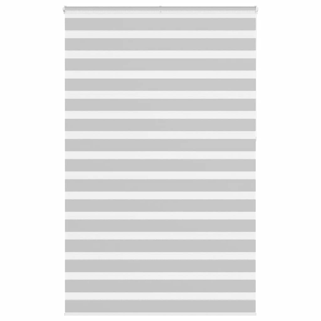 Vidaxl zebra roller slepý 140x230 cm šířka tkaniny 135,9 cm světle šedá