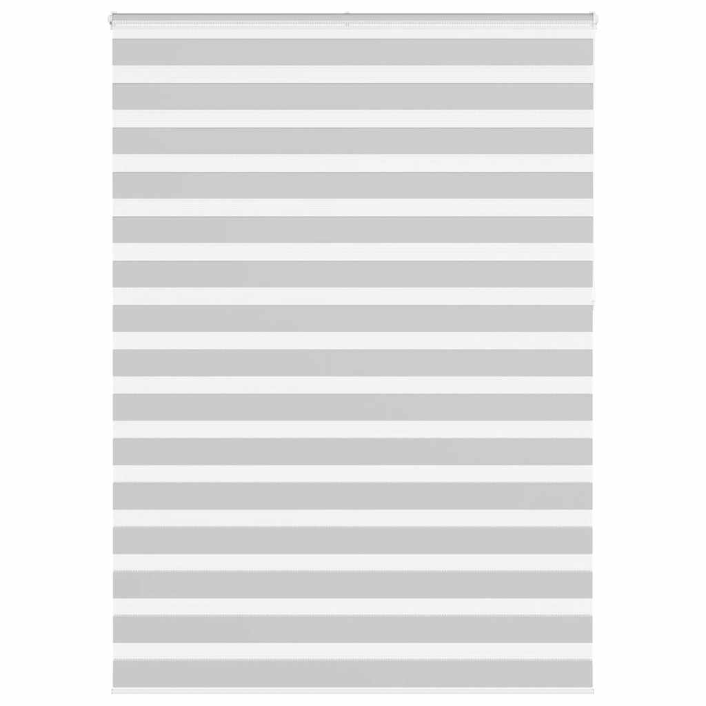 Vidaxl Zebra roller blind 160x230 cm fabric width 155.9 cm light gray