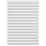 Vidaxl Zebra roller blind 160x230 cm fabric width 155.9 cm light gray