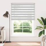 Vidaxl Zebra roller blind 160x230 cm fabric width 155.9 cm light gray