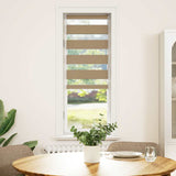 Vidaxl Zebra Blind 40x150 cm dust width 35.9 cm Polyester sand brown