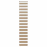 Vidaxl Zebra blann 50x200 c c cr Stauf 55,9 cm Polyester Sandbrong