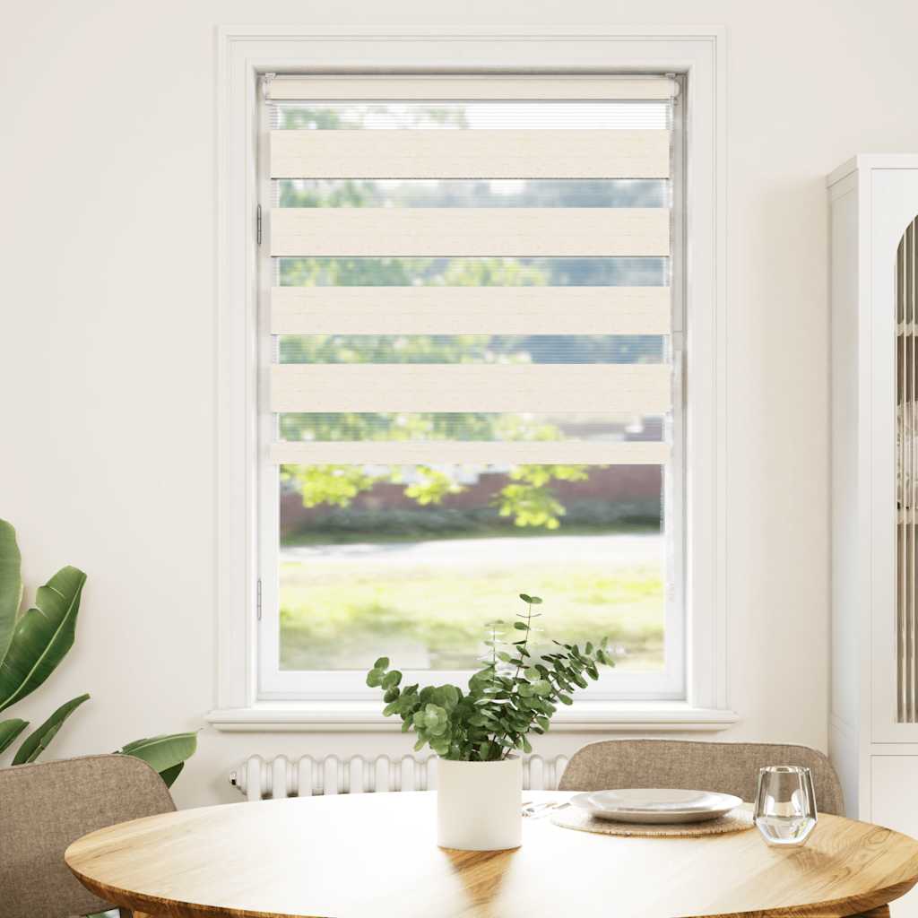 Vidaxl zebra Roller Blind 70x100 cm Šířka prachu 65,9 cm Marmerbeige