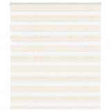 Vidaxl Zebra roller blind 135x150 cm dust width 130.9 cm Marmerbeige