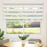 Vidaxl Zebra roller blind 155x150 cm dust width 150.9 cm Marmerbeige