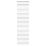 Vidaxl Zebra Roller Blind 45x150 cm Šířka prachu 40,9 cm polyester bílá