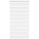 Vidaxl Zebra Roller Blind 85x150 cm Šířka prachu 80,9 cm polyester bílá