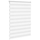 Vidaxl Zebra roller blind 95x150 cm dust width 90.9 cm Polyester White