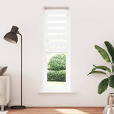Vidaxl Zebra roller blind 60x200 cm dust width 55.9 cm Polyester White