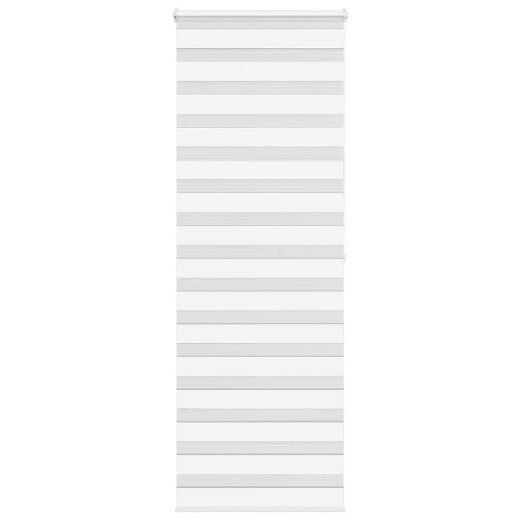 Vidaxl Zebra roller blind 85x200 cm dust width 80.9 cm Polyester White