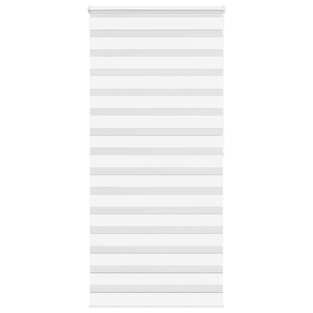 Vidaxl Zebra roller blind 100x200 cm dust width 95.9 cm Polyester White
