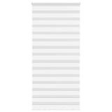 Vidaxl Zebra roller blind 100x200 cm dust width 95.9 cm Polyester White