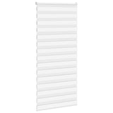 Vidaxl Zebra roller blind 100x200 cm dust width 95.9 cm Polyester White