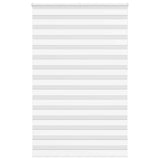Vidaxl zebra rullo cieco 145x230 cm Larghezza tessuto 140,9 cm in poliestere bianco