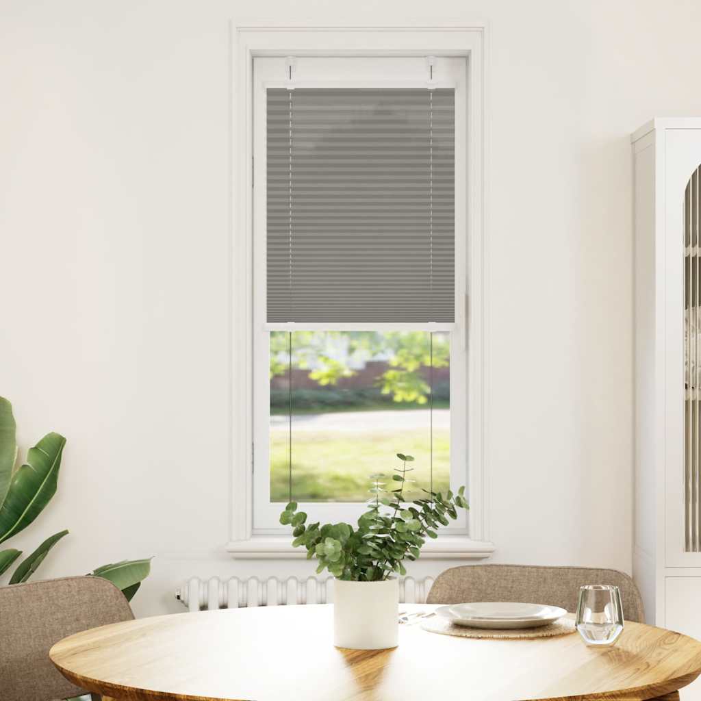 Vidaxl pleated roller blind 50x100 cm dust width 49.4 cm anthracite