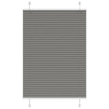Vidaxl plisseret rulleblind 85x150 cm støvbredde 84,4 cm Antracit