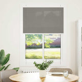 Vidaxl plisseret rulleblind 85x150 cm støvbredde 84,4 cm Antracit