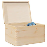 Vidaxl Wooden box with lid 40x30x23 cm solid pine