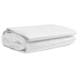 Vidaxl transparent tarpaulin with sail rings 4x10 m polyethylene
