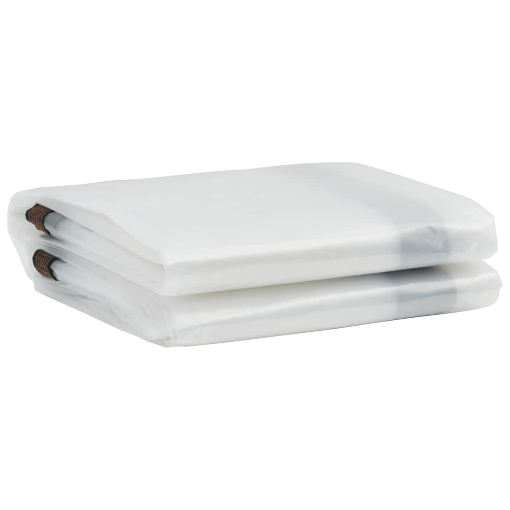 Vidaxl Tarpaulin trasparente con anelli a vela 3x10 m polietilene