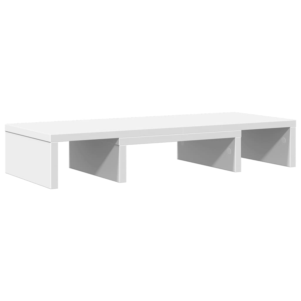 Vidaxl Monitor Standard justerbar 60x24x10,5 cm Behandlet trehvit
