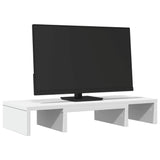 Vidaxl Monitor Standard justerbar 60x24x10,5 cm Behandlet trehvit