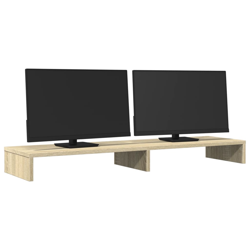 Vidaxl Monitor Standard 100x27x10 cm Oak in legno elaborato colorato