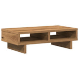 Vidaxl Monitor Standard 50x27x15 cm Couleur de chêne artisanal en bois transformé