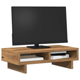 Vidaxl Monitor Standard 50x27x15 cm Couleur de chêne artisanal en bois transformé
