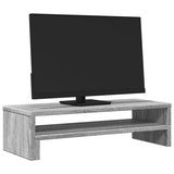 Vidaxl Monitor Standard 54x22x15 cm de madera procesada Grey Sonoma Oak