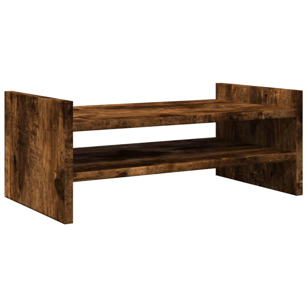 Vidaxl Monitor steht 50x27x20 cm propertiertes Holzgeräuchchen -Eichefarbe