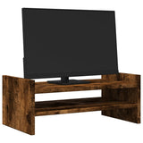 Vidaxl Monitor steht 50x27x20 cm propertiertes Holzgeräuchchen -Eichefarbe