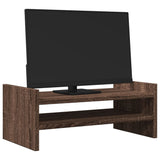 Vidaxl Monitor Standard 50x27x20 cm predelani iz rjavega hrasta obarvano