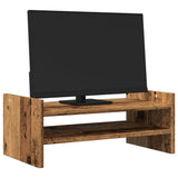 Il monitor Vidaxl è valido 50x27x20 cm in legno di legno trasformato