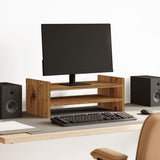 Il monitor Vidaxl è valido 50x27x20 cm in legno di legno trasformato