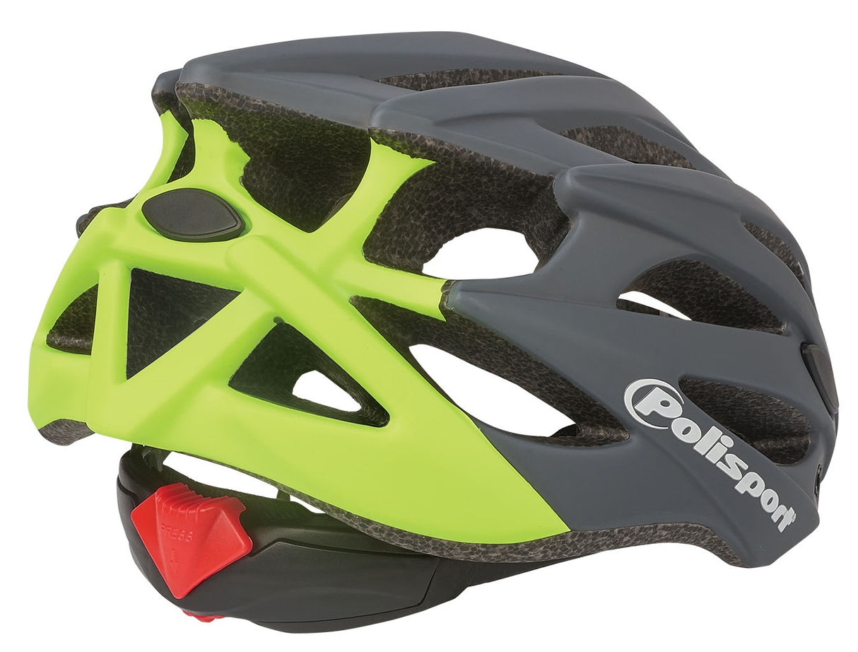 Polisport Twig Bicycle Helma L 58-61cm šedá fluo žlutá