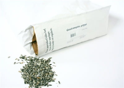 Sunflower seeds striped