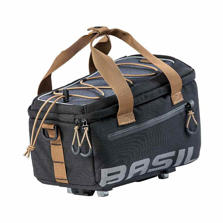 Basilikum Miles Trunkbag Mik - wasserdichtes Gepäck Privetbag - 7L - Schwarz