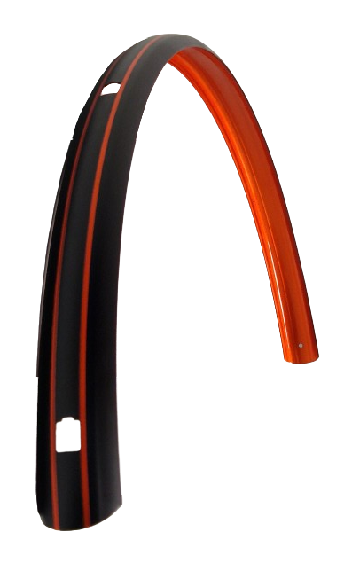 Sks hënneschter Fender 28 Zoll Plastik6 mm Matte schwaarz rout