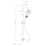 EISL Head shower set Easy Vital Chrome -colored