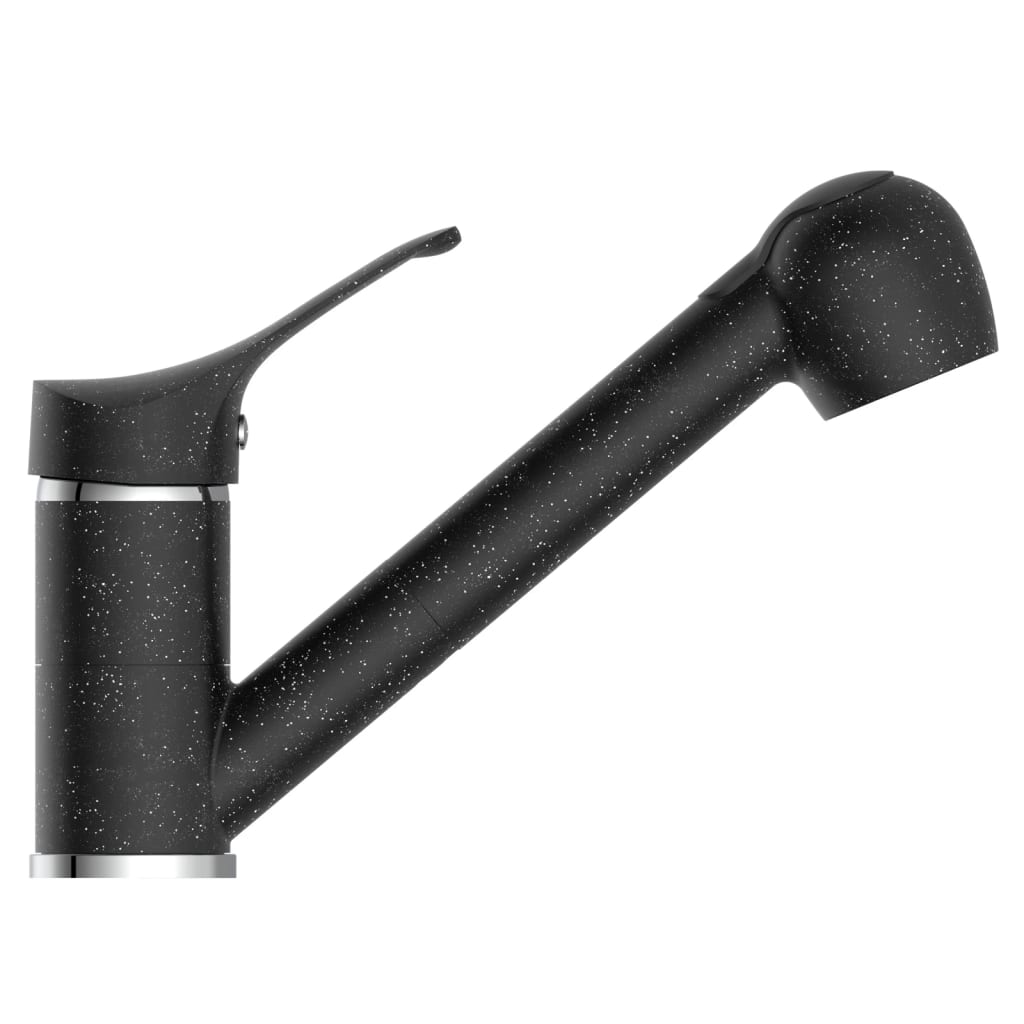 Eisl kitchen mixer granit with extendable output black-chrome color