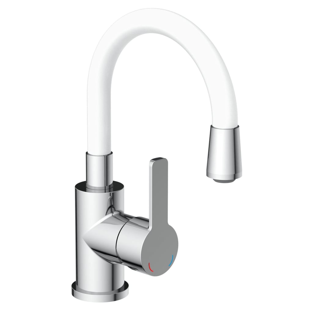EISL Washbasin mixer flexo chrome -colored