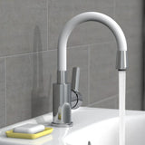 EISL Washbasin mixer flexo chrome -colored