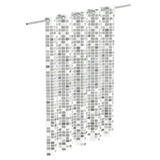 EiSl Eisl Duschvorhang mit Mosaic 200x180x0,2 cm Grau