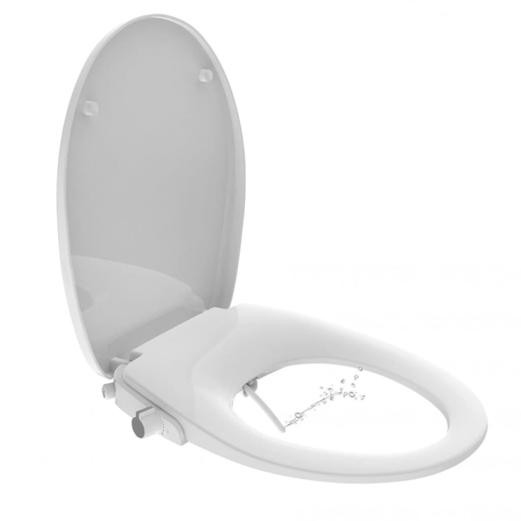 EISL EISL Toilette Sëtz Soft-Zoumaache mat Bidet Funktioun Wäiss