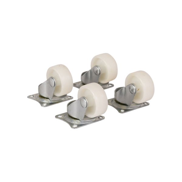 Tregeons Tregegar 4 x Zwenkwiel 32 mm. blanc