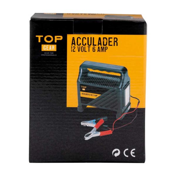 AC Batterioplader 12 volt, 6 ampère