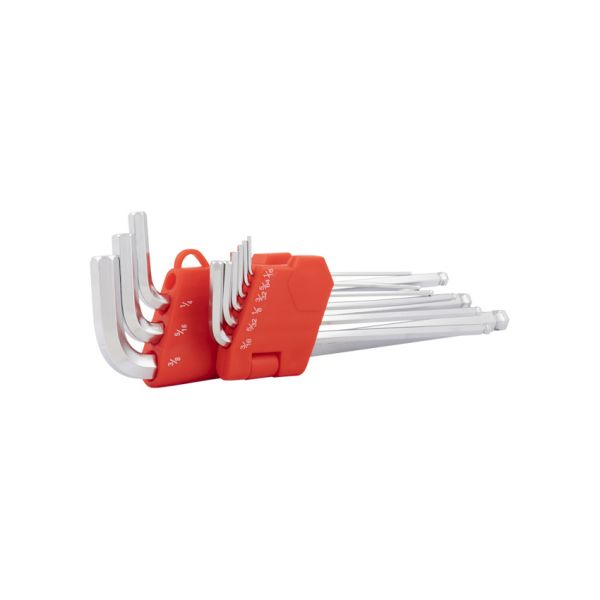 Topgear Topgear Allen Keys Set 9 pièces, pouce