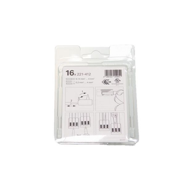 Connection clamp 2 times 16 pieces